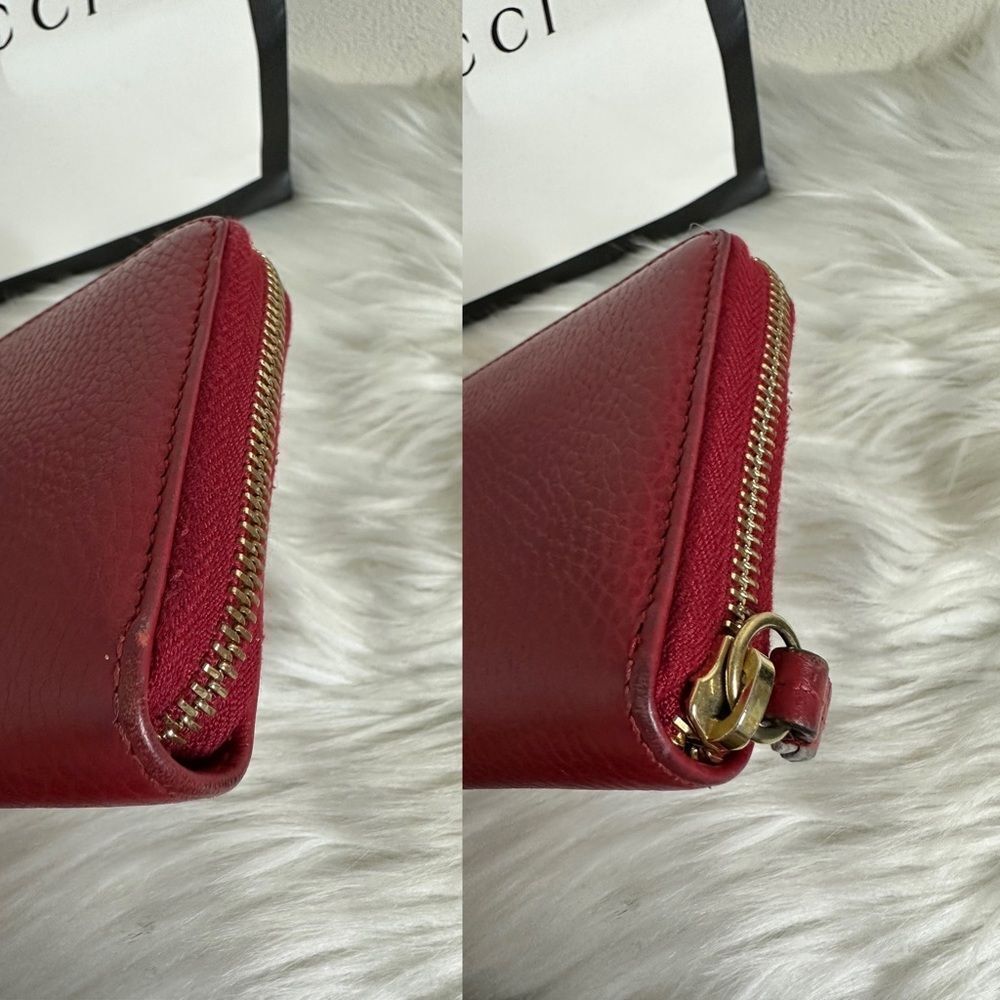 💯Authentic Gucci Marmont Zipped Around Long Wallet 🍀 - Picture 5 of 16